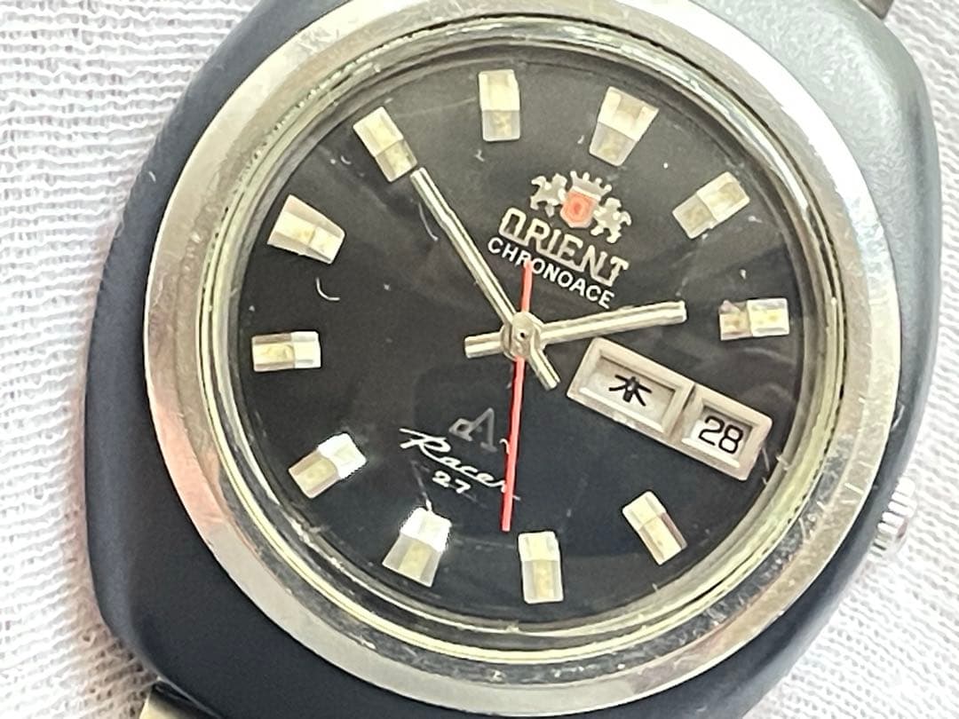ORIENT CHRONO ACE “RACER” 27 JEWELS Automatic Men's Watch — Japanese