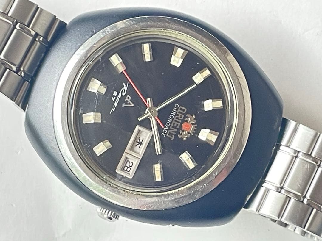ORIENT CHRONO ACE “RACER” 27 JEWELS Automatic Men's Watch — Japanese