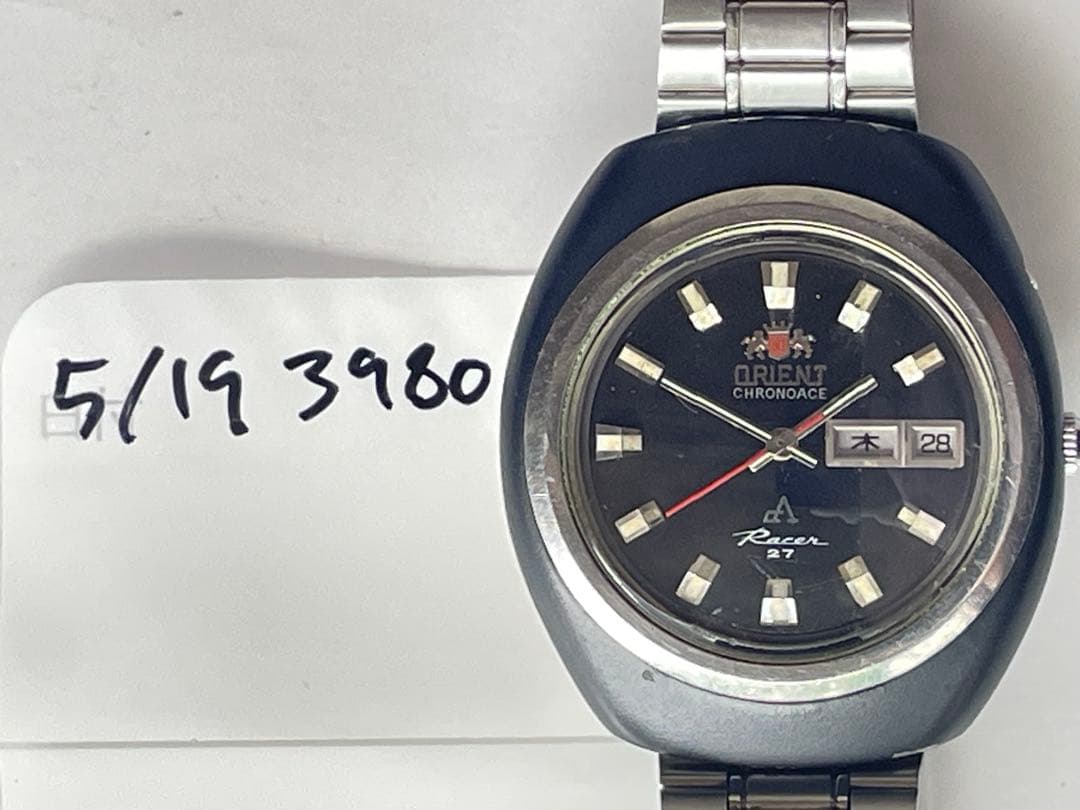 ORIENT CHRONO ACE “RACER” 27 JEWELS Automatic Men's Watch — Japanese