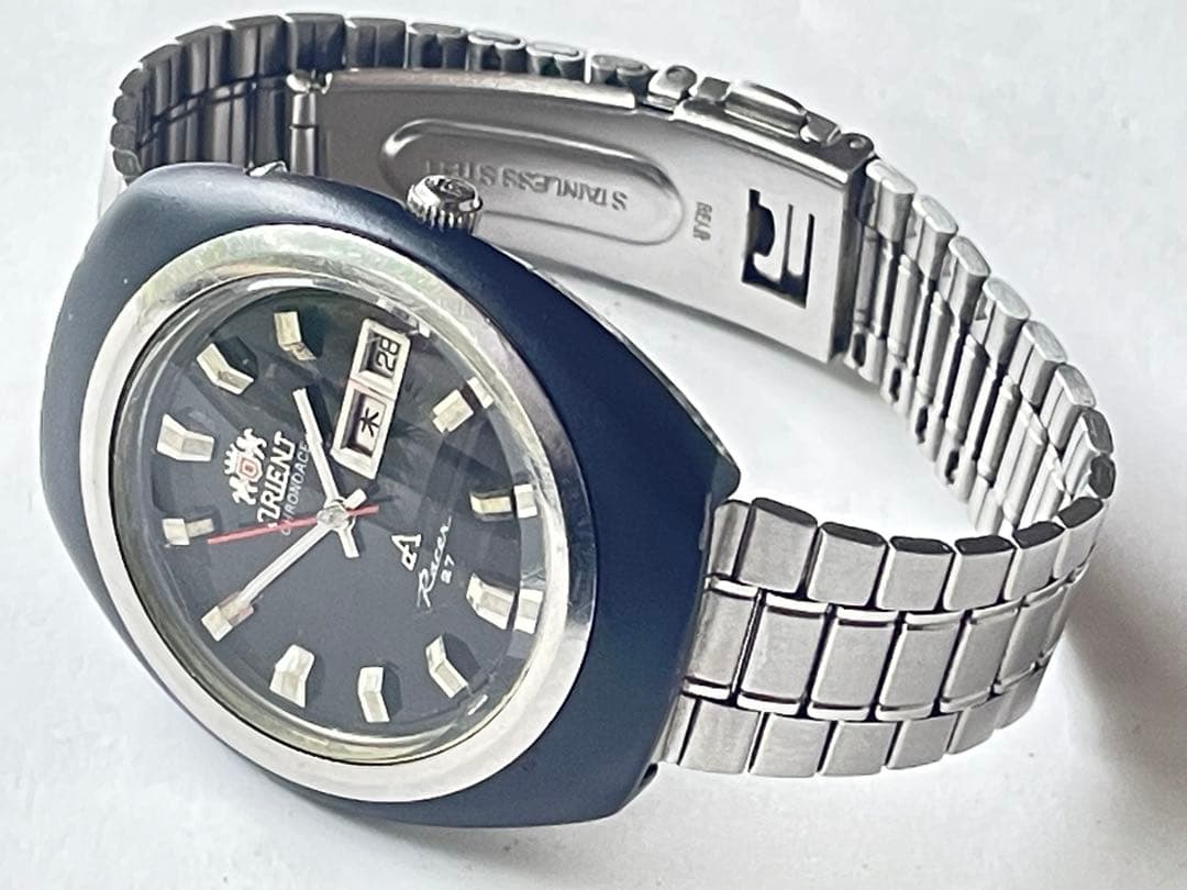 ORIENT CHRONO ACE “RACER” 27 JEWELS Automatic Men's Watch — Japanese