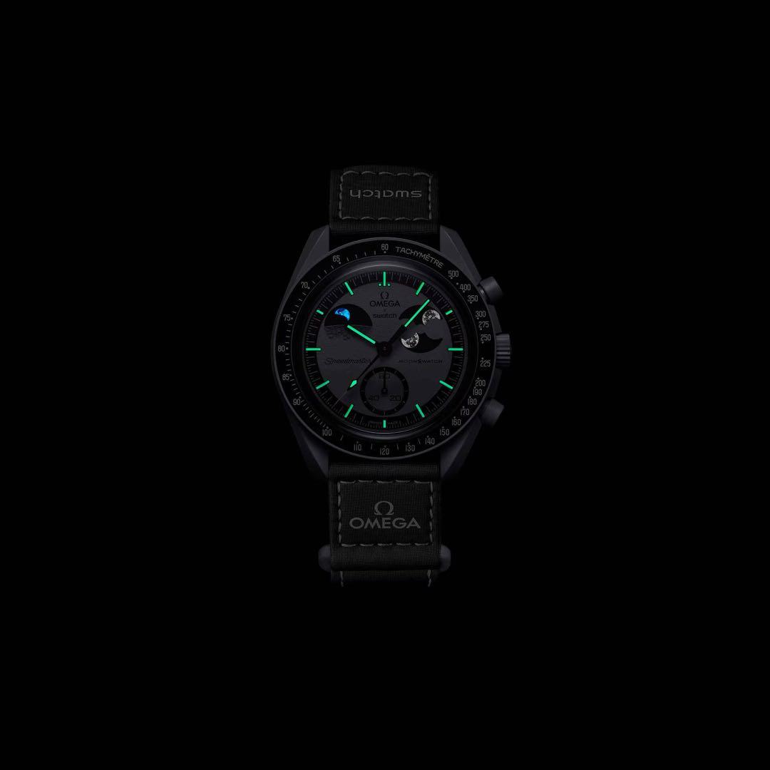 swatch Earthphase MoonSwatch Quartz Men's — Japanese