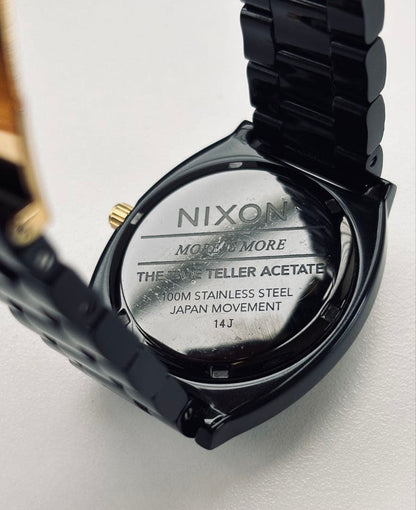 NIXON TIME TELLER 37-5043 Quartz Men's Watch — Japanese