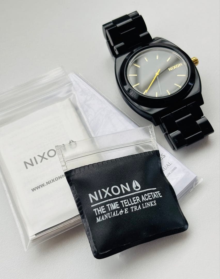 NIXON TIME TELLER 37-5043 Quartz Men's Watch — Japanese