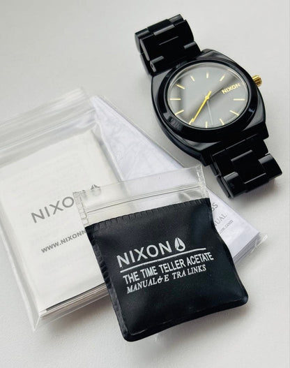NIXON TIME TELLER 37-5043 Quartz Men's Watch — Japanese