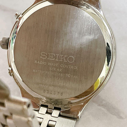 SEIKO 7B42 Solar Men's Watch — Japanese