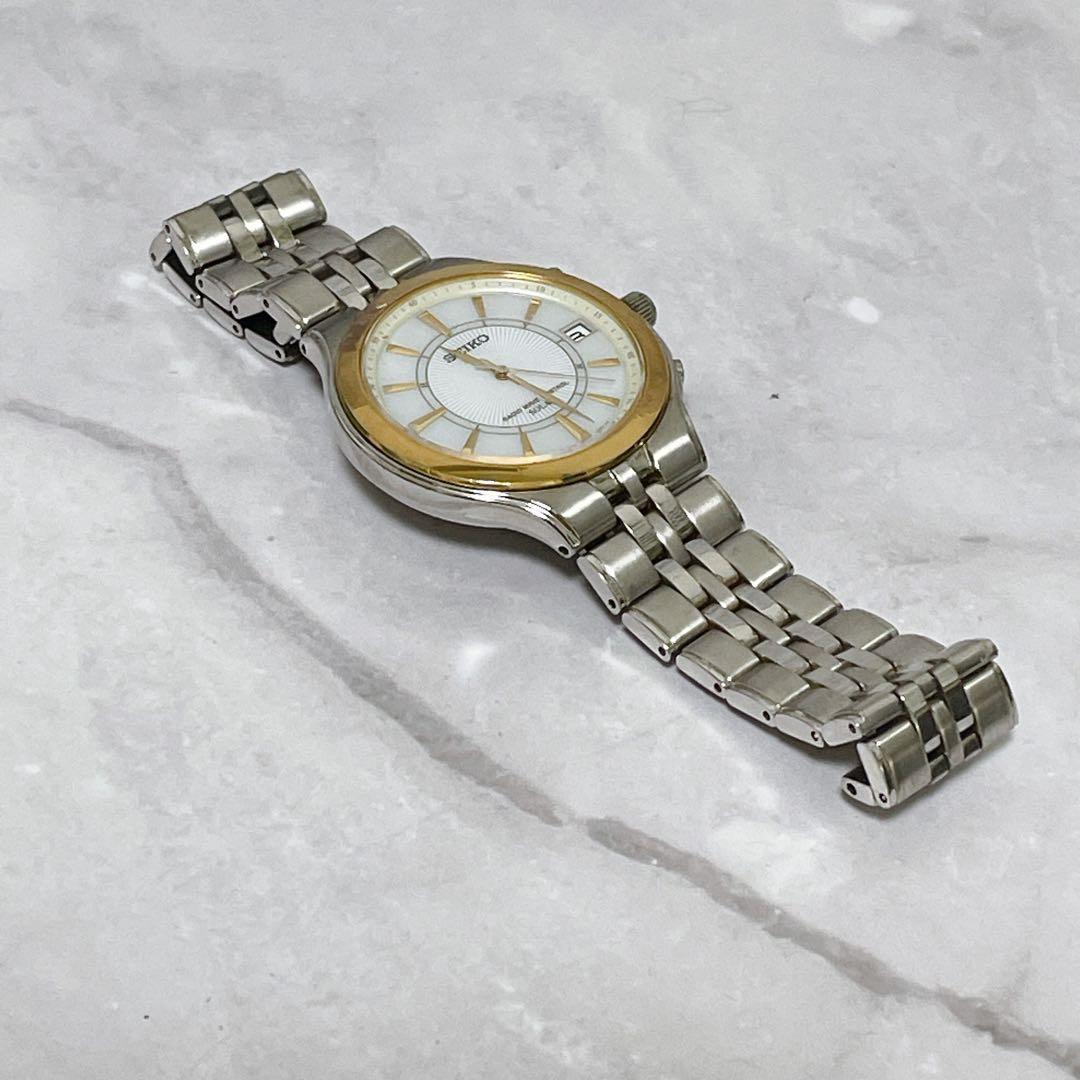 SEIKO 7B42 Solar Men's Watch — Japanese