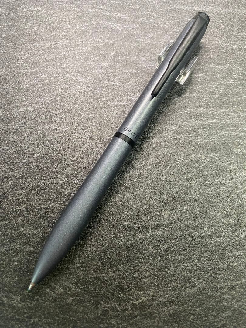 Pilot Acrodrive Limited-Edition Gray ballpoint pen model BDR-3SRL-GY shown on white background