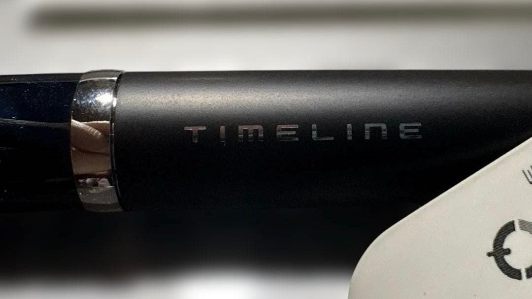 PILOT Timeline ballpoint pen in Eternal Blue color shown with cap on and clip visible