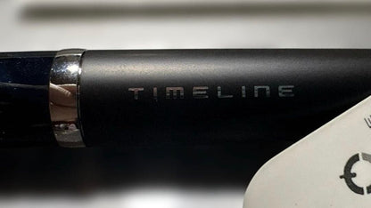 PILOT Timeline ballpoint pen in Eternal Blue color shown with cap on and clip visible