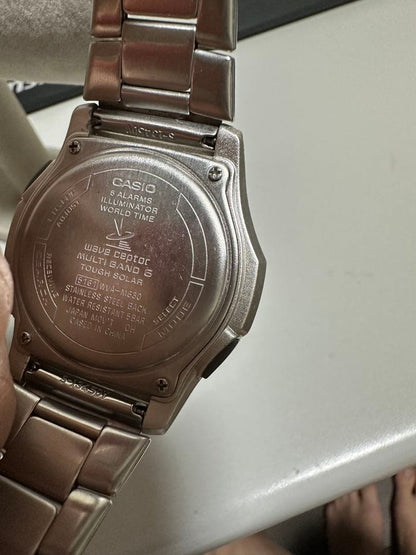 CASIO WVA-M630 Solar Men's Watch — Japanese