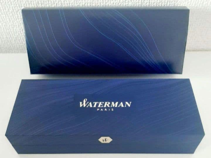 Waterman Metropolitan DX Blue-CTBP ballpoint pen in blue with gift wrap packaging, new condition