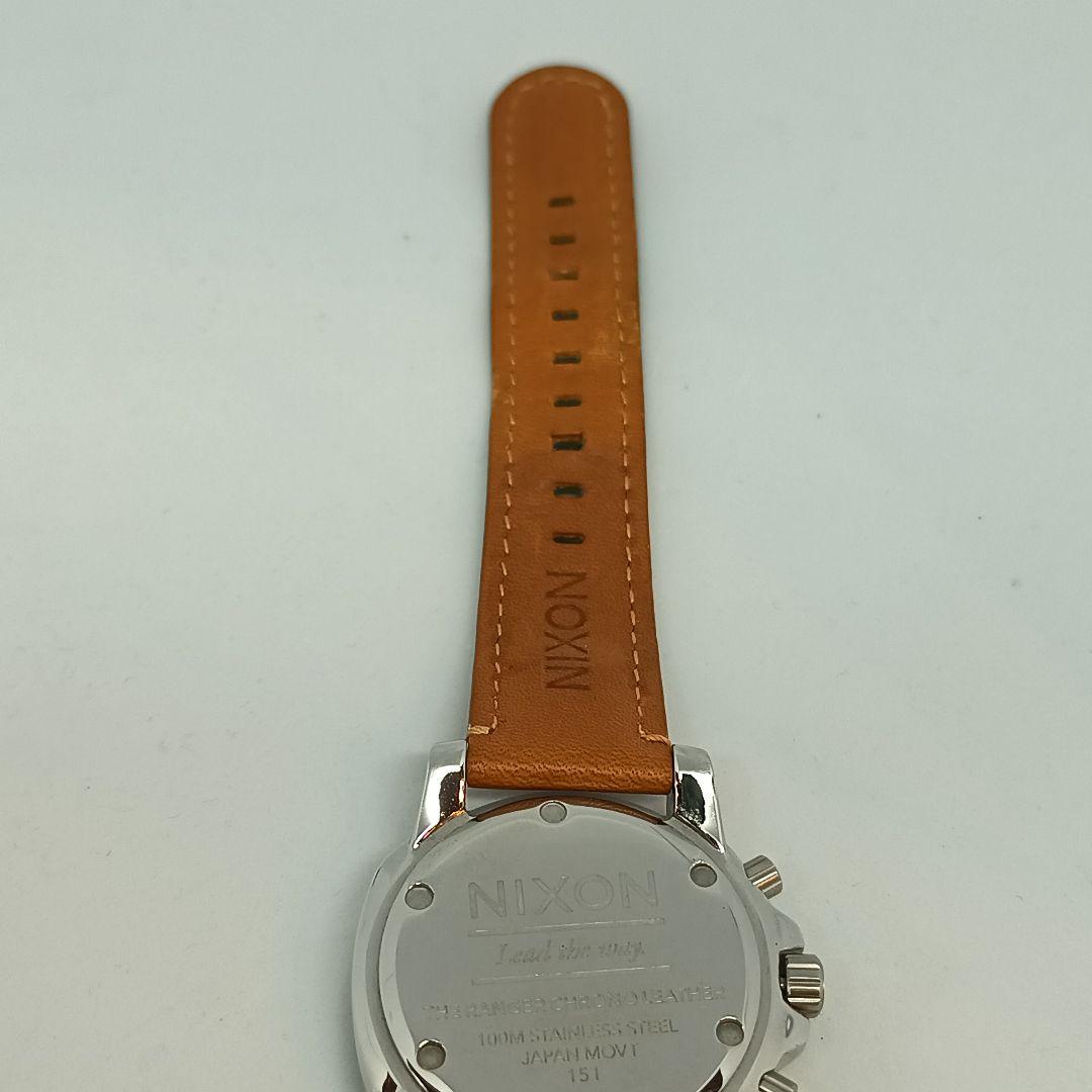 NIXON Ranger Chrono Leather Quartz Men's Watch — Japanese