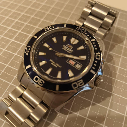 ORIENT Makio LX Diver Navy Automatic Men's Watch — Japanese