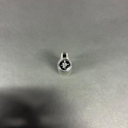 Pilot sterling silver fountain pen with silver body and classic nib shown on white background