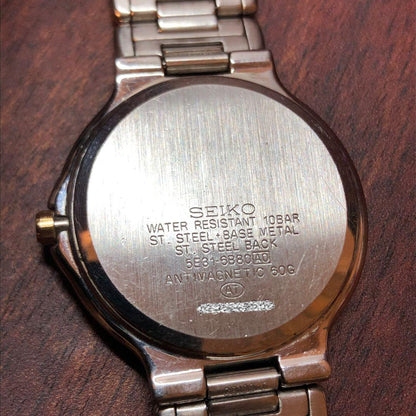 SEIKO 5E31-6B80 Quartz Men's Watch — Japanese