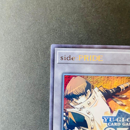 Yugioh Side PRIDE Token card with used serial number in good condition from Quarter Century Chronicle series