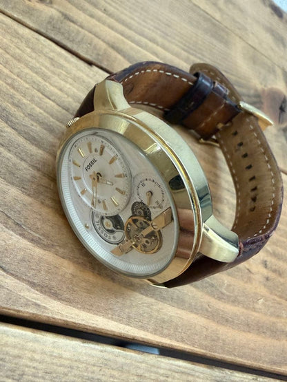 FOSSIL Skeleton Quartz Men's Watch — Japanese