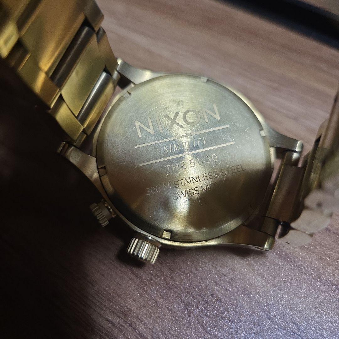 NIXON Gold Quartz Men's Watch — Japanese