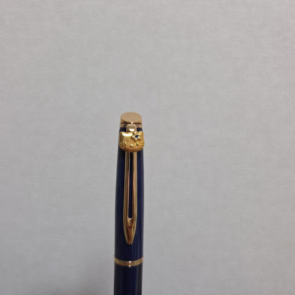 WATERMAN HELLO KITTY Blue fountain pen with gold clip and decoration