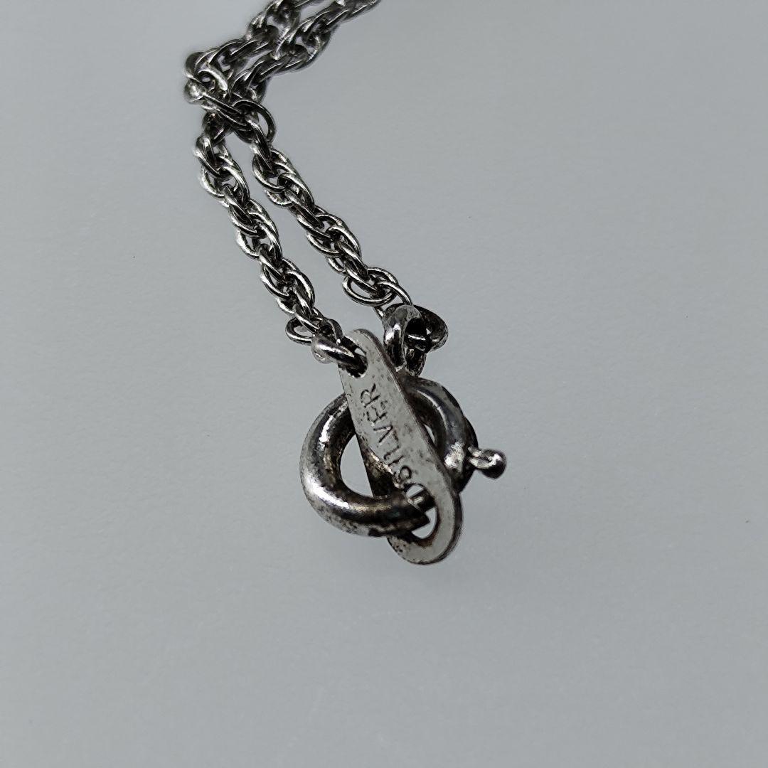 Tasaki pearl necklace with large 15mm mother-of-pearl pearls on a 62cm silver chain with T-Stamp