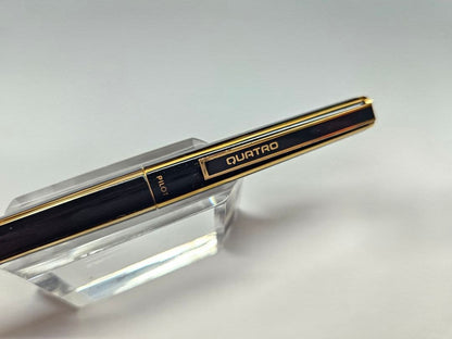 Pilot Quattro fountain pen in 14K gold, discontinued model, shown unused with slight storage dirt
