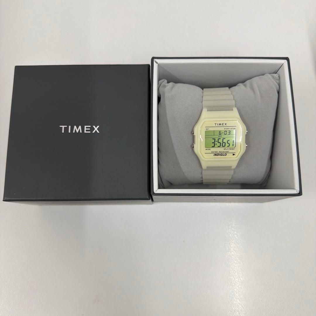TIMEX 80 Glow in the Dark Digital Men's Watch — Japanese