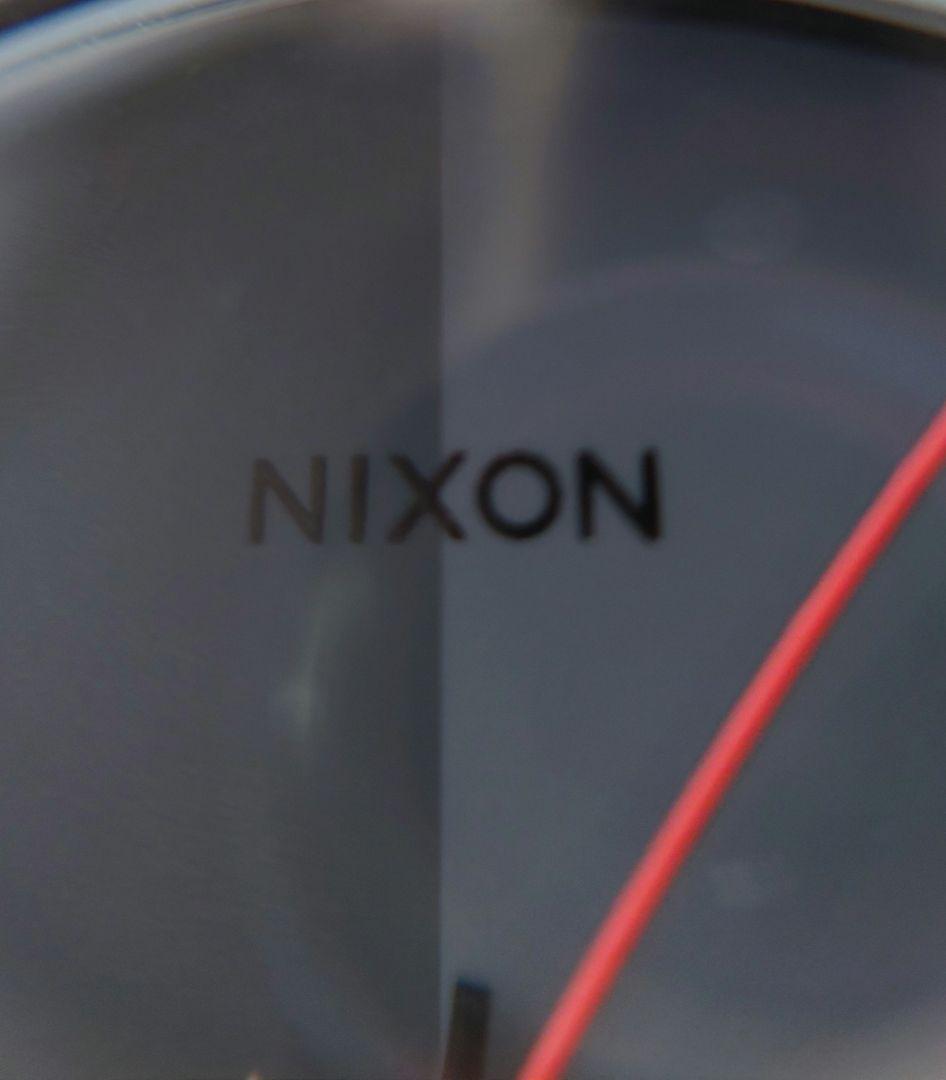NIXON THE QUAD NEON ORANGE NYLON Quartz Men's Watch — Japanese