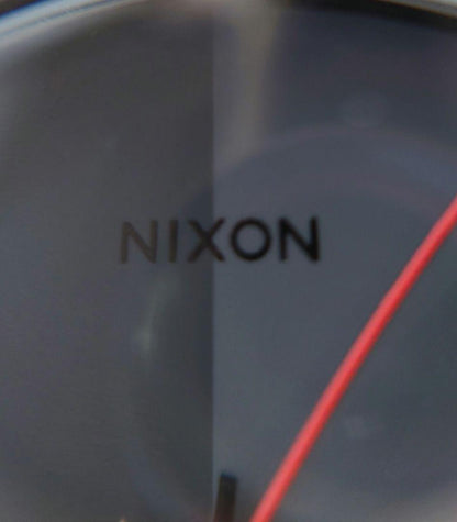NIXON THE QUAD NEON ORANGE NYLON Quartz Men's Watch — Japanese