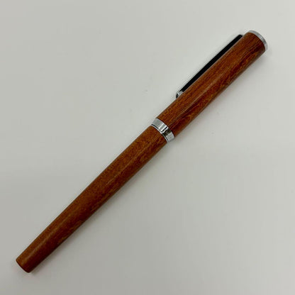 Vintage Pilot Loiret ballpoint pen with wooden maple body, old and used condition