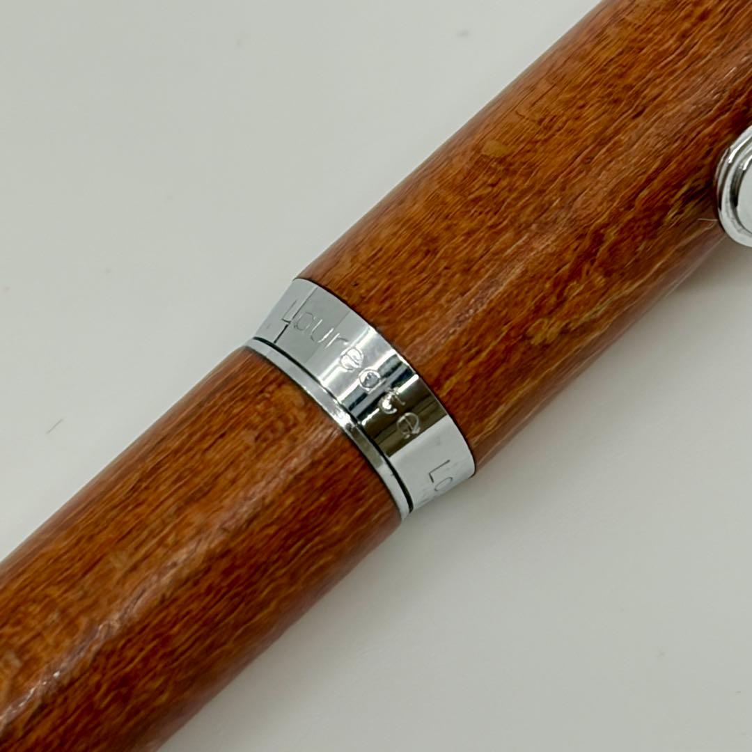 Vintage Pilot Loiret ballpoint pen with wooden maple body, old and used condition