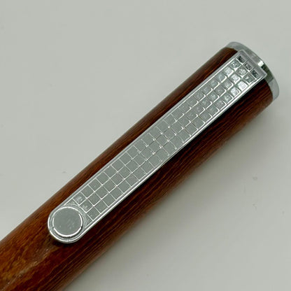 Vintage Pilot Loiret ballpoint pen with wooden maple body, old and used condition