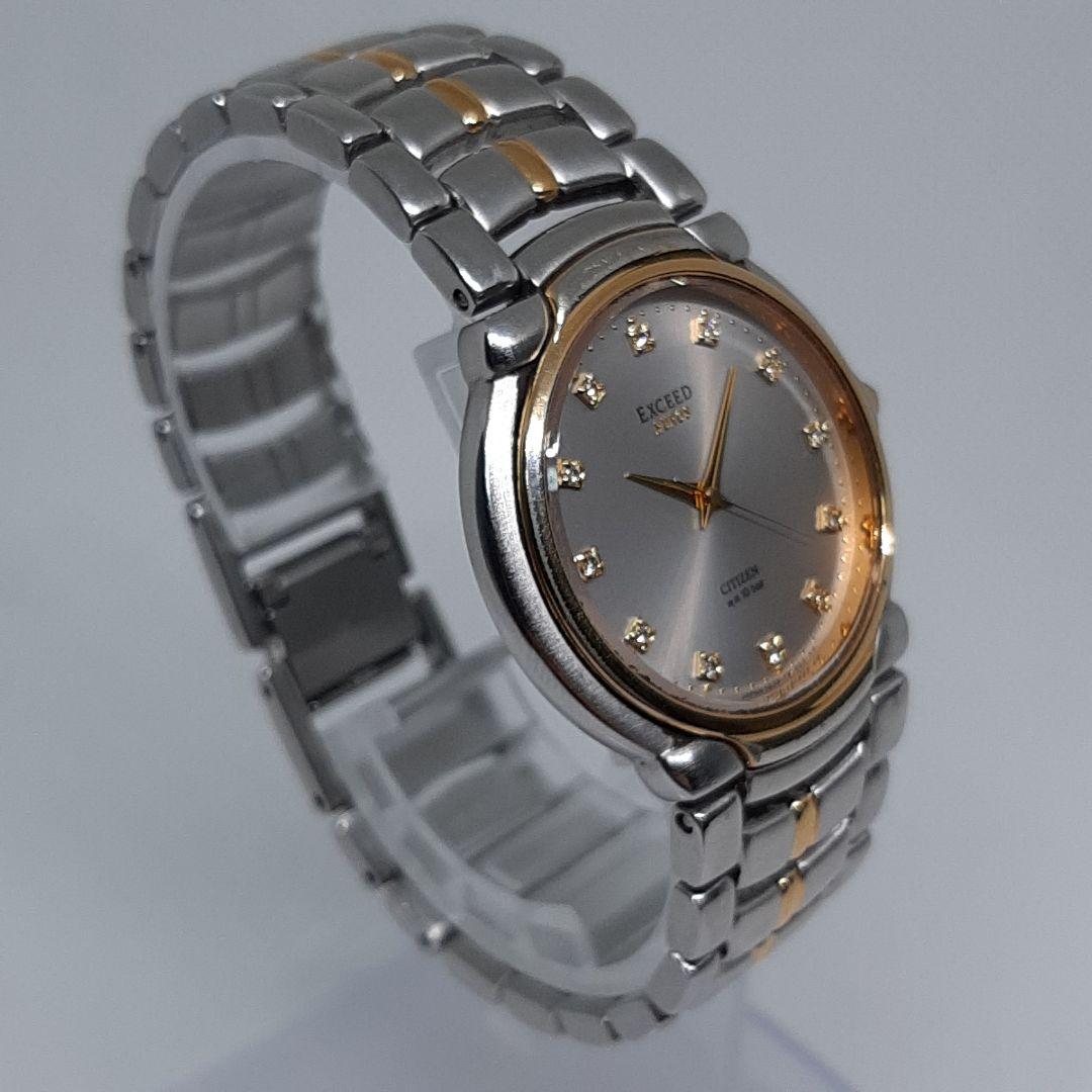 Citizen EXCEED EUROS 12P DIA Quartz Men's Watch — Japanese