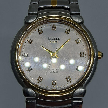 Citizen EXCEED EUROS 12P DIA Quartz Men's Watch — Japanese