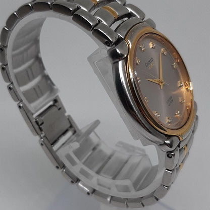Citizen EXCEED EUROS 12P DIA Quartz Men's Watch — Japanese