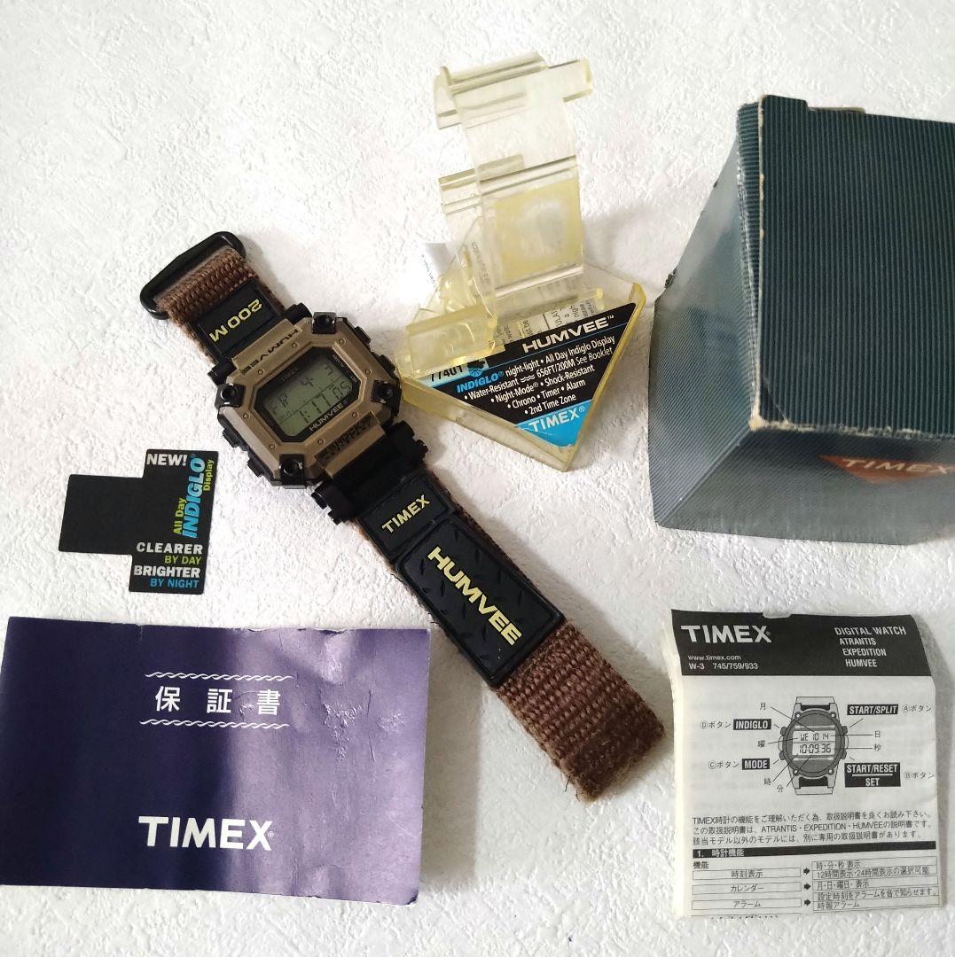 TIMEX HUMVEE Digital Men's Watch — Japanese