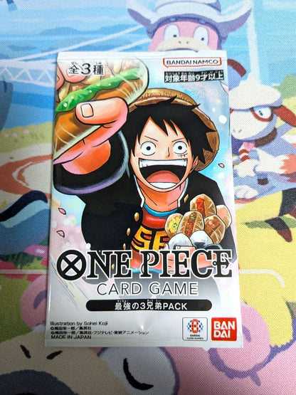 One Piece One Piece Card Game The Strongest Three Brothers Pack Unopened Pack L — Japanese