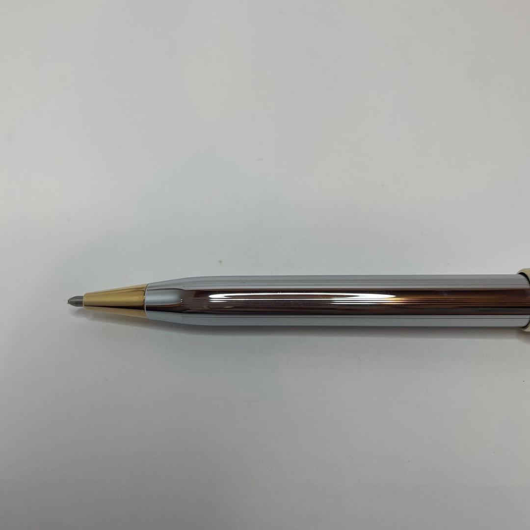 Century II Medalist medium point ballpoint pen with chromed plate body and gold plated clip
