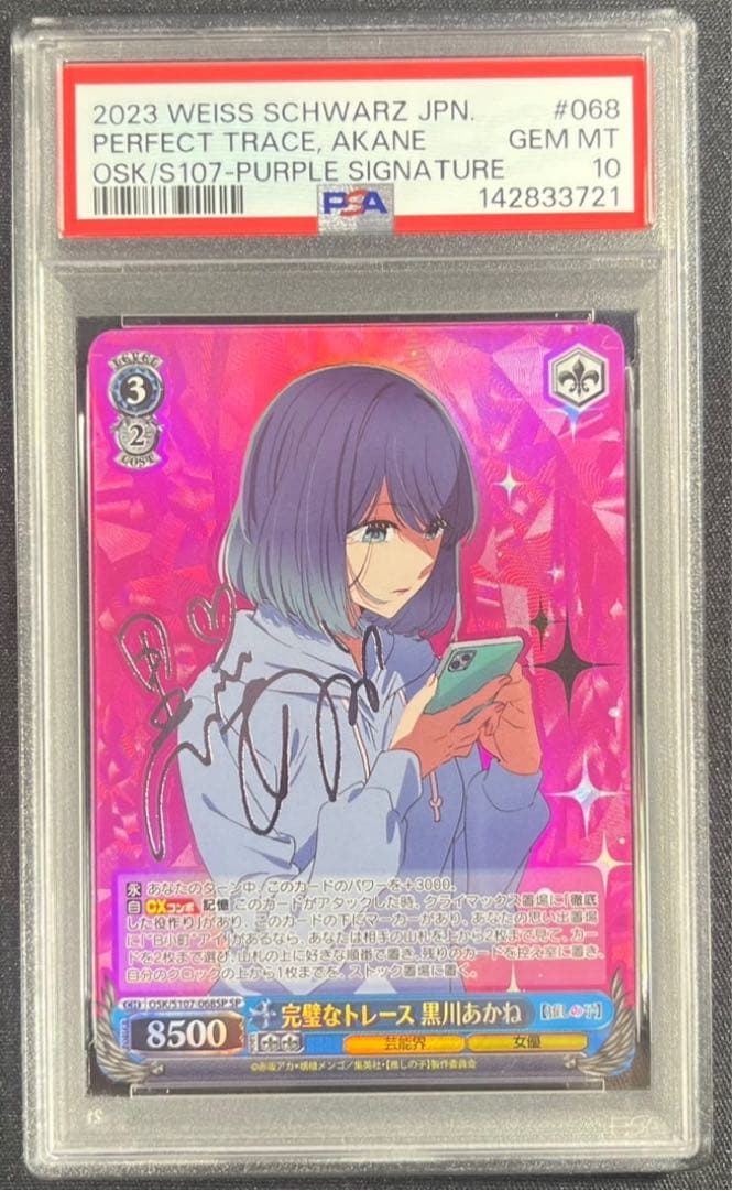 PSA 10 Pokemon Perfect Trace Akane Kurokawa — Japanese