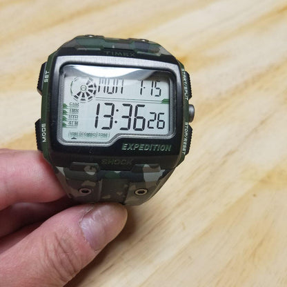 TIMEX Camouflage Digital Men's Watch — Japanese