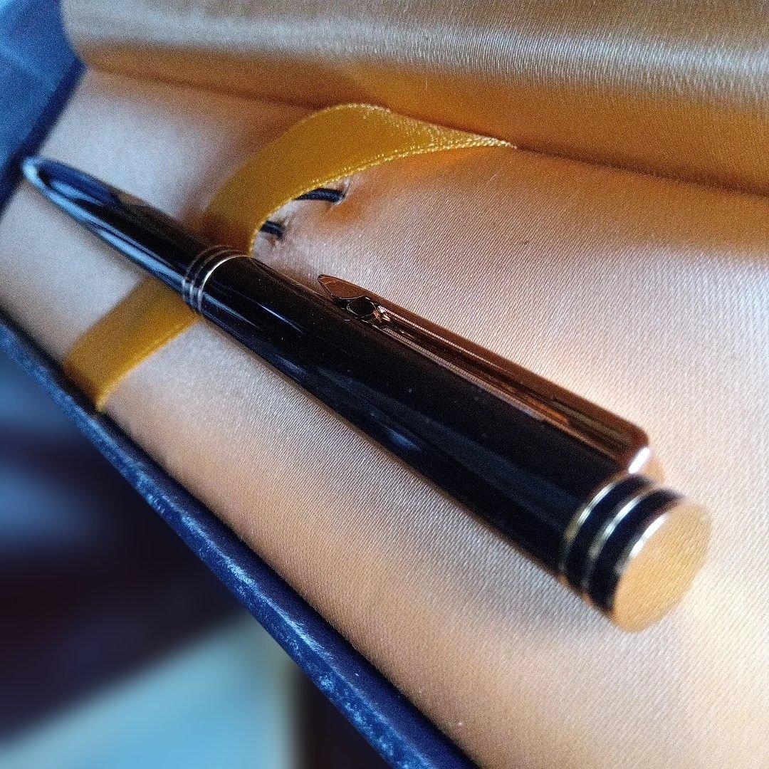 WATERMAN Exclusive black ballpoint pen with black refill and elegant France case