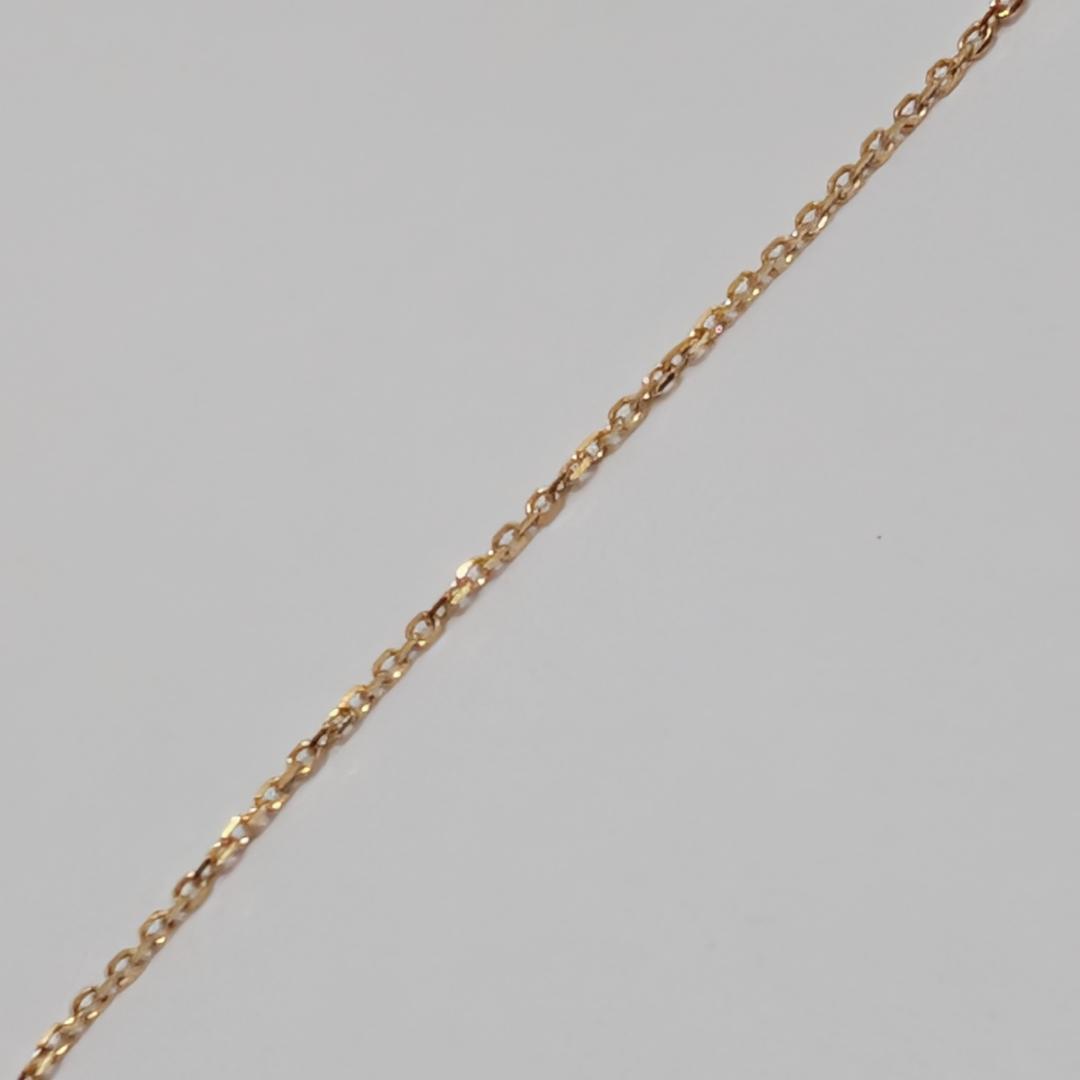 Mikimoto pearl necklace with 3.9mm pearls set on 40cm 18K yellow gold chain