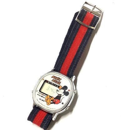 SEIKO Mickey Mouse Digital WK01 Men's Watch — Japanese