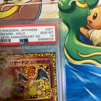 PSA 10 Pokemon Charizard ANNIVERSARY — Japanese