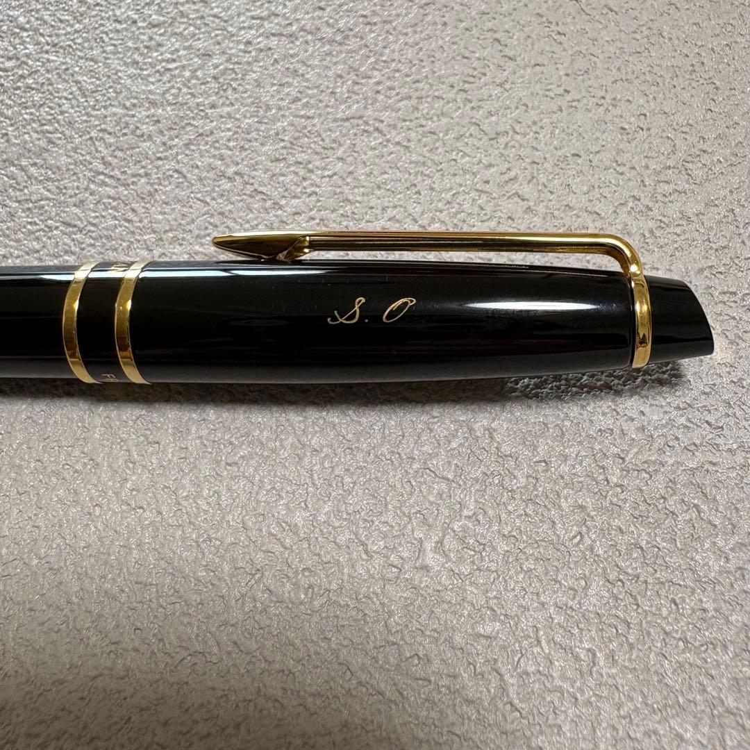 WATERMAN Expert Essential Black GT fountain pen with fine nib, unused condition