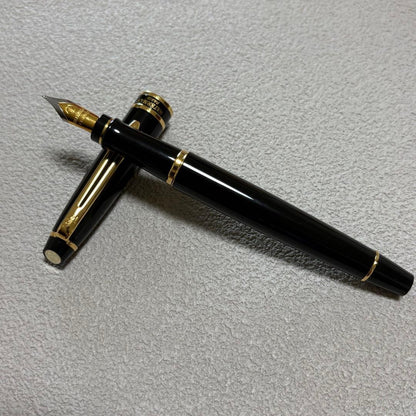 WATERMAN Expert Essential Black GT fountain pen with fine nib, unused condition