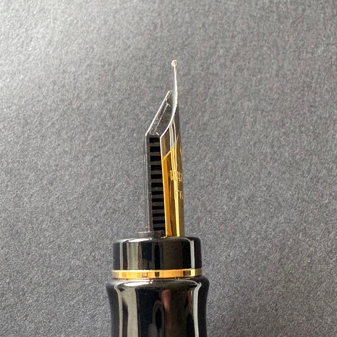 WATERMAN Expert Essential Black GT fountain pen with fine nib, unused condition