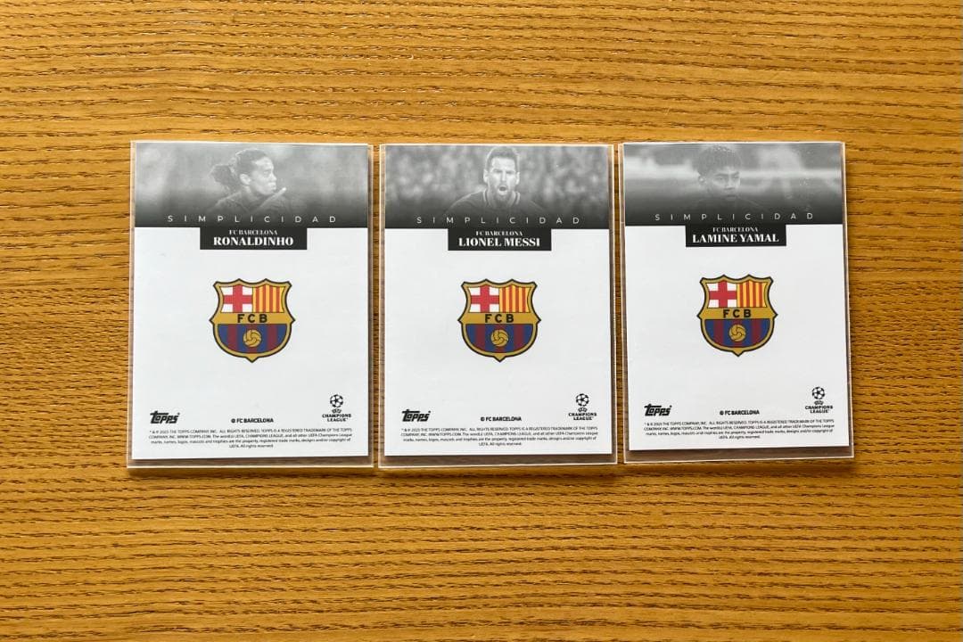 Topps FC Barcelona Player 3-Pack Set — Japanese