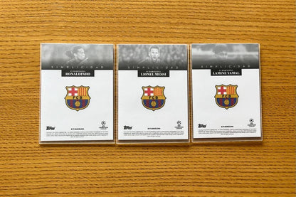 Topps FC Barcelona Player 3-Pack Set — Japanese