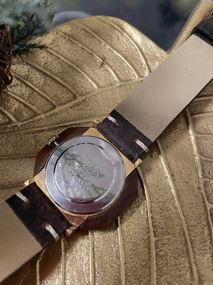 Citizen Rosewood Afrocraft Manual Men's Watch — Japanese