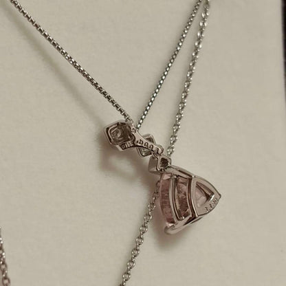 Tasaki Pearl K18WG necklace with 3.13 carats Morganite and 0.03 carat diamonds on 43cm chain
